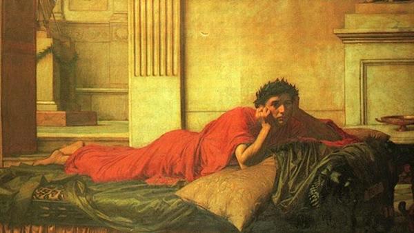 John William Waterhouse   The Remorse of the Emperor Nero after the Murder of his Mother